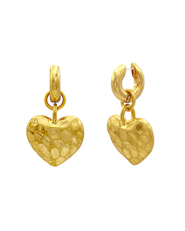 Luna Heart Drop Earrings