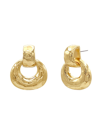 Soleil Textured Statement Earrings