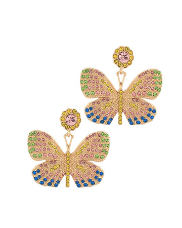 Papillon Crystal Earrings