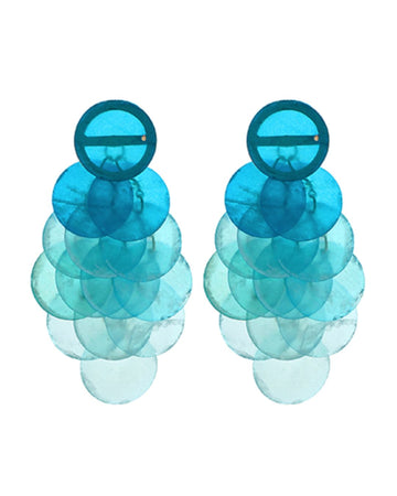 Capri Shell Cascade Earrings