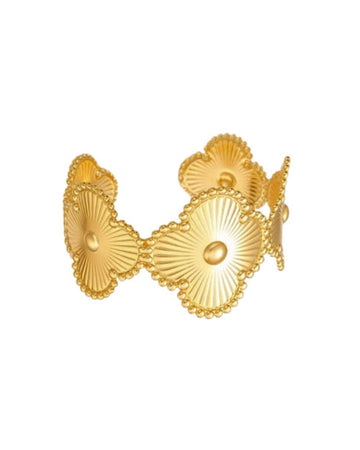 Clover Cuff Bracelet