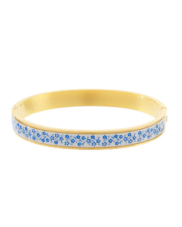 Provence Bloom Hinged Bracelet