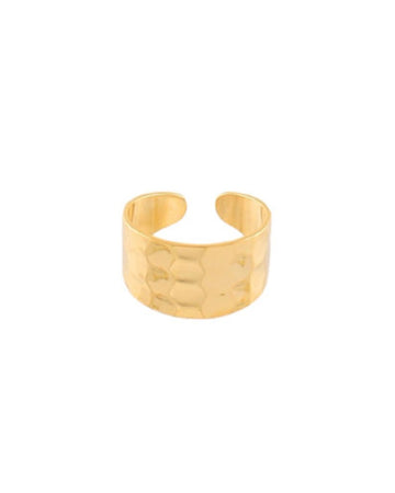 Aurora Hammered Ring
