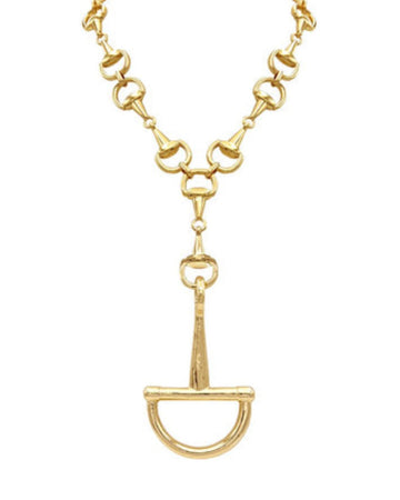 Monarch Horsebit Chain Necklace