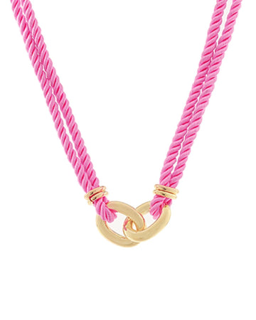 Monaco Silk Link Necklace