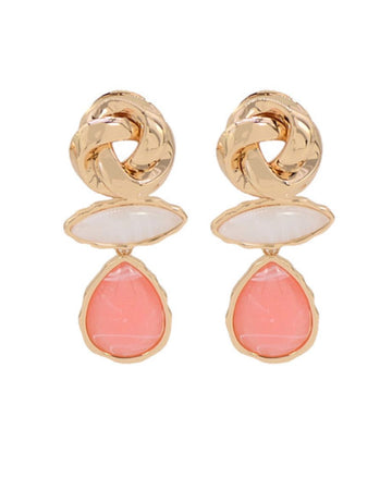 Amour Knot Drop Earrings