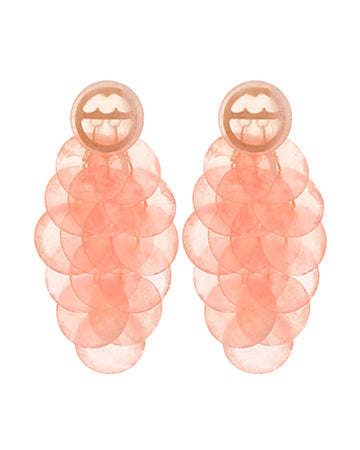 Monaco Fringe Disc Earrings