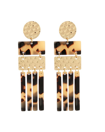 Santorini Fringe Statement Earrings