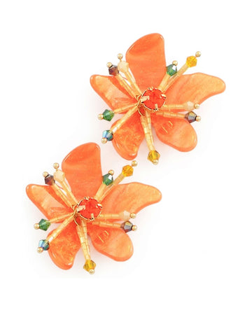 Rosalie Crystal Blossom Earrings