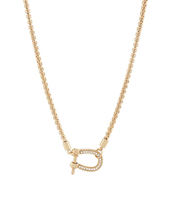 Equestrian Carabiner Necklace