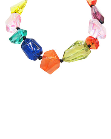 Modern Mosaic Acrylic Necklace
