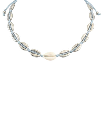 Santorini Braided Cowry Necklace
