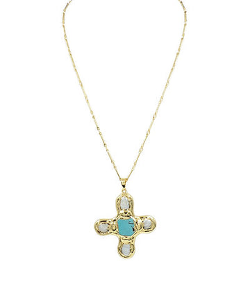 The Santorini Cross Necklace